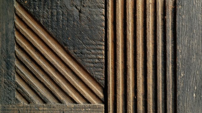 Textured abstract background of weathered dark wood grain