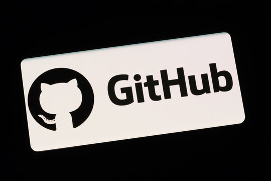 Shanghai,China-Feb.5th 2026: GitHub logo on screen