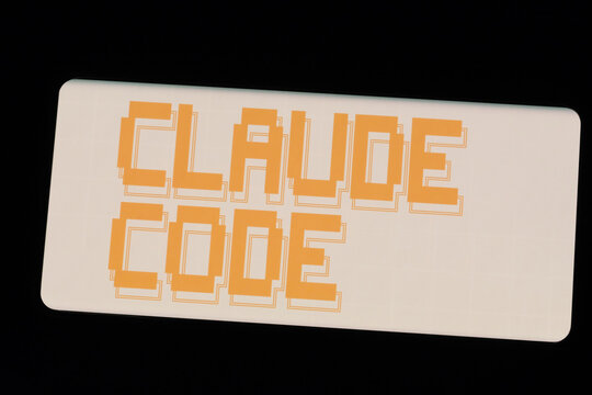 Shanghai,China-Feb.5th 2026: Claude Code logo on screen