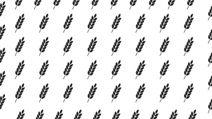 Wheat background. Wheat, rice, or barley seamless pattern. Wallpaper, farm, harvest, agriculture, organic, packaging, wrapper, backdrop