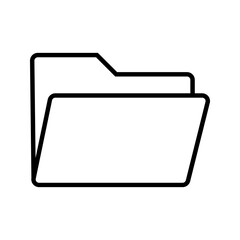Folder Directory Vector Icon for File Organization