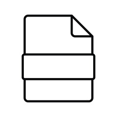 Document File Vector Icon for Data and Information