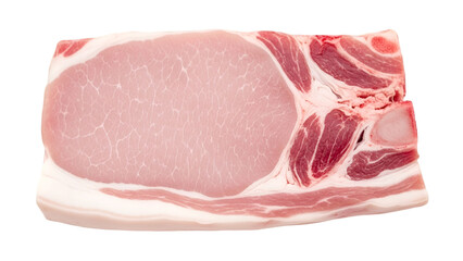 Raw Pork Loin Chop with Bone and Fat image a07f7217cbf50b3b5eb4a9271462a147dr