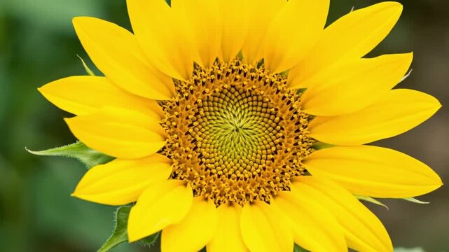 Sunflower plant development from closed bud to full bloom showing its lifecycle, nature progress, and natural growth stages