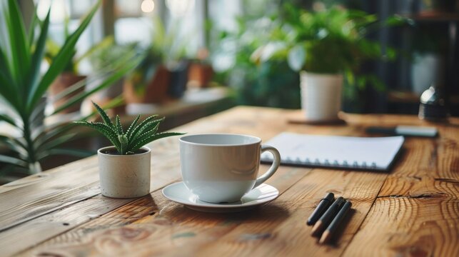 Professional Interview Preparation Desk Copy Space