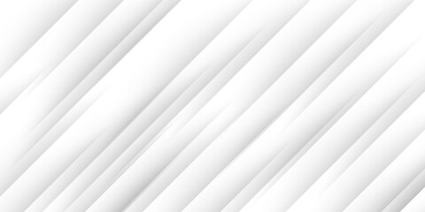 Obraz premium Abstract white background. Minimal geometric white light background abstract design. Suit for booklet, brochure, banner, poster, website, flyer, cover, corporate, backdrop. Vector EPS 10