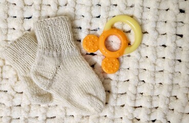 children's socks, children's toys


