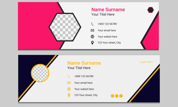 Editable Business Email Signature Template