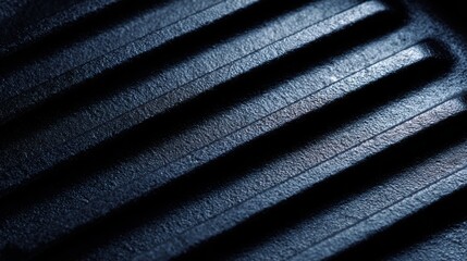 cast iron grill pan surface texture close-up, dark cookware background pattern