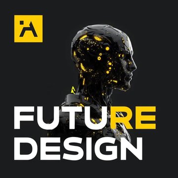 abstract futuristic ai technology background, future ai design digital visualization, futuristic artificial intelligence tech concept