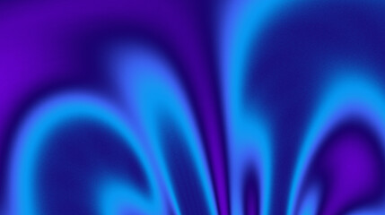 Creative Deep Blue Neon Glow Background with Smooth Gradient Flow