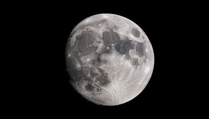 Naklejka premium High Detail 30 Panel Mosaic Of The Super Full Moon October 2016 Taken At 2 700Mm Focal Length
