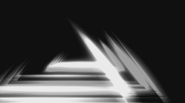 Exploring Overlay Animation With Black and White Abstraction in a Modern Visual Space