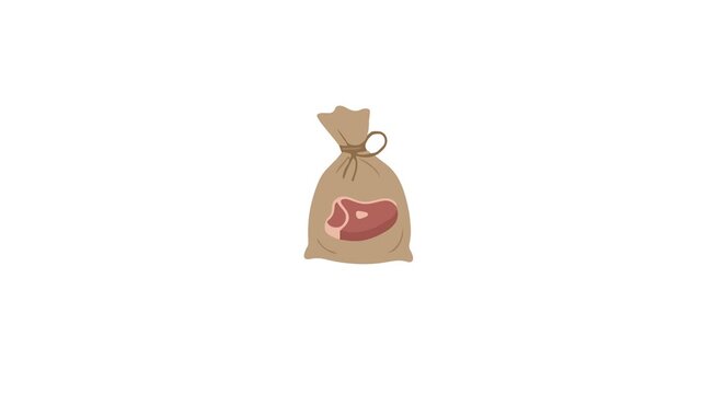 Qurban Meat Distribution Bag Icon