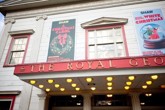 Niagara-on-the-Lake Canada - 18 December 2025 - The Royal George Theatre on Queen St in downtown Niagara