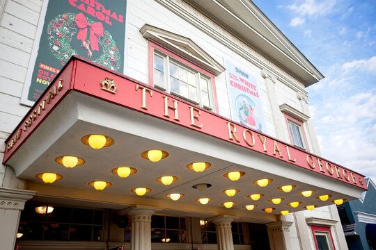 Niagara-on-the-Lake Canada - 18 December 2025 - The Royal George Theatre on Queen St in downtown Niagara