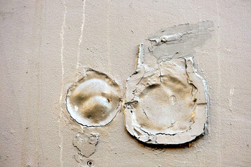 old wall with plaster and plaster