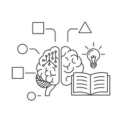 Knowledge Representation Icon. Vector Design