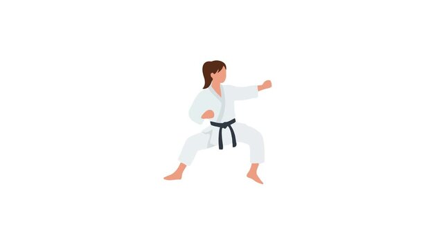Karate Fighter Training Martial Arts