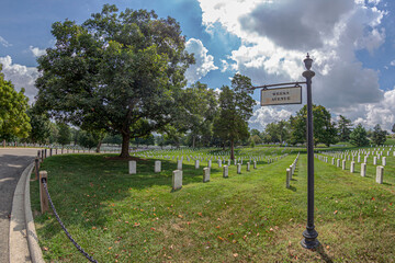 Arlington National Cemetery in whose the dead of the nation's conflicts have been buried, beginning...