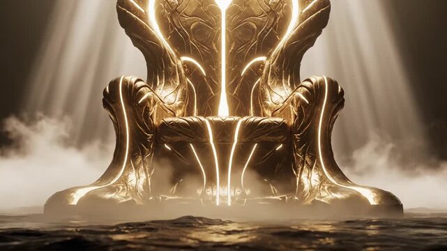 Futuristic explosion of energy surges from a metallic structure with glowing lines and radiant light beams illuminating a dynamic sci fi scene