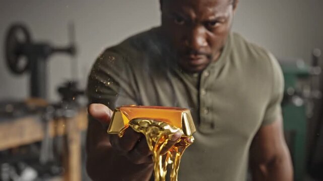 Man Melts Gold With His Mind