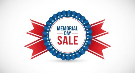 Memorial day sale graphic
