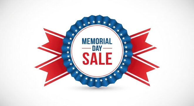 Memorial day sale graphic