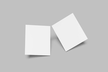 Polaroid Photo Mockup Design Blank