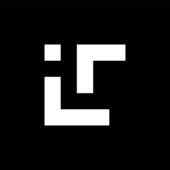 Letter TL or LT simple monogram logo