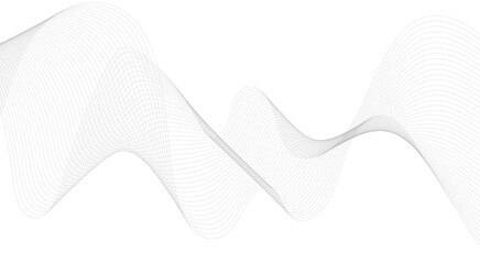 Abstract wave element for design. Digital frequency track equalizer. Stylized line art background. Vector illustration.