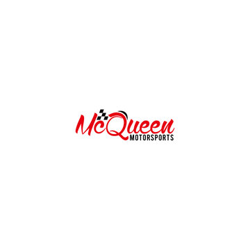 McQueen Motorsports Racing Team Logo Design.