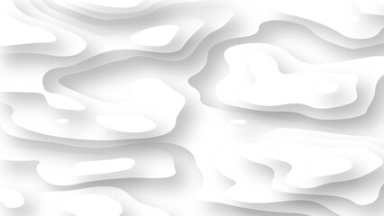 Abstract Geometric papercut white and gray color . Modern and creative trend design in vector illustration