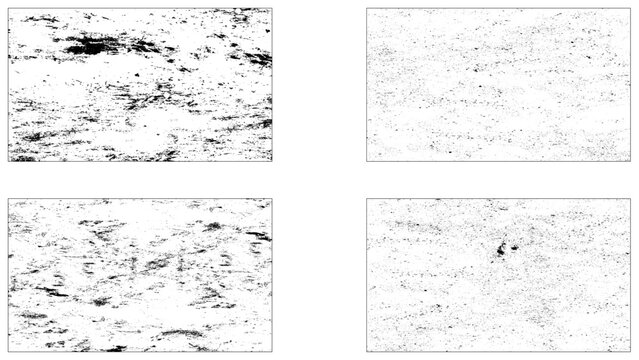 Vintage Grunge Texture Vector illustrator Stain and Dust Effect. Simply Place illustration over any Object to Create grungy Effect. Grunge Urban Texture Backgrounds set.