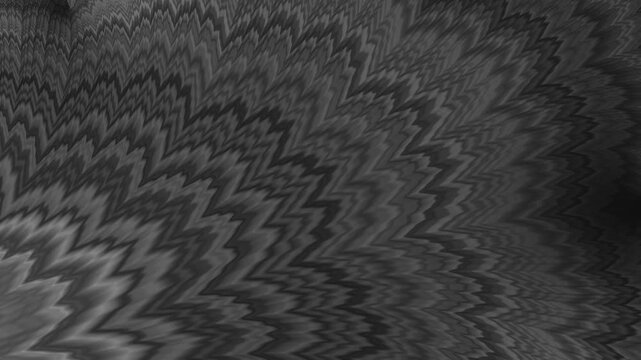 Abstract Black and White Animation With Overlay Effects Showcasing Dynamic Shapes Over Time