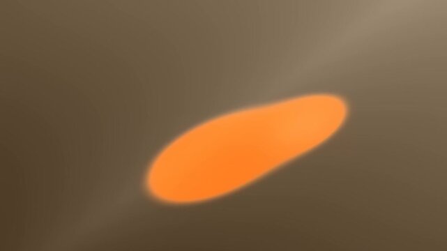 Moving Orange Sunlight in Quiet Blurred Scene
