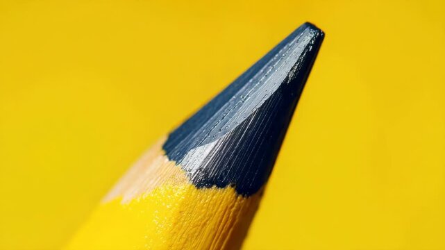 Yellow Pencil with Black Tip