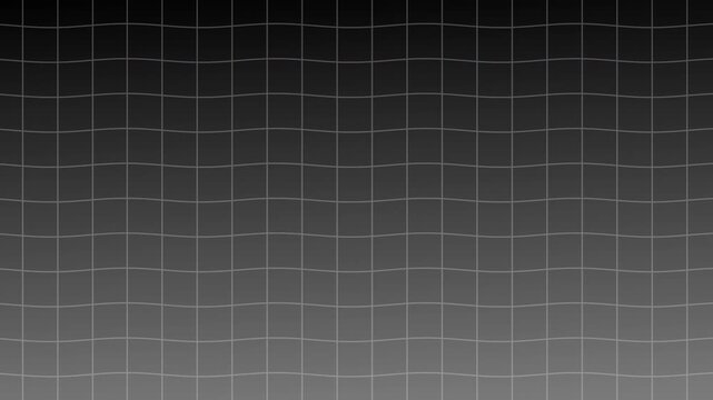 Animation of Grid Pattern Background With Subtle Distortion and Gradient Effect