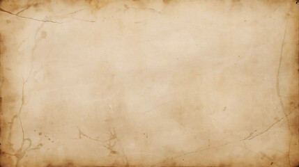 Aged paper background with cracks and stains