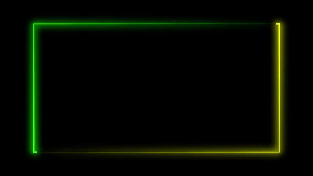 Neon loding Interface Animation with Glowing Progress Bar and Futuristic HUD Design.4k animation motion vedio