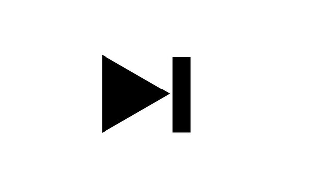 Animated Marketing Icons Pack: Skip Ad Button, No Ads Prohibited Symbol, Financial Success Graph, Power Bolt, and Media Control Icon on Chroma Key. Versatile UI Elements for Social Media and Ads