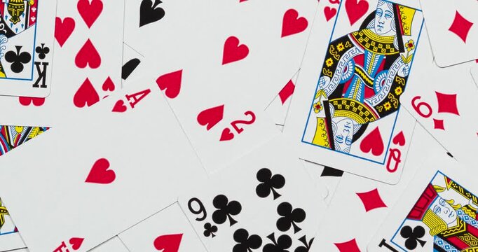 A zoom out of a common card deck background