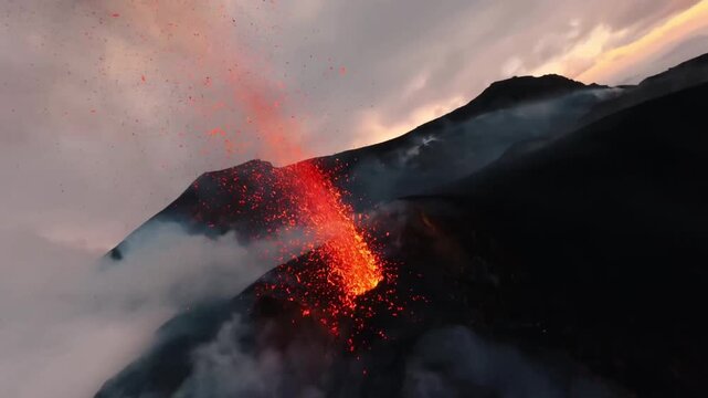 Flying Over Sicily&rsquo;s Active Volcanoes | Mount Etna & Aeolian Islands FPV