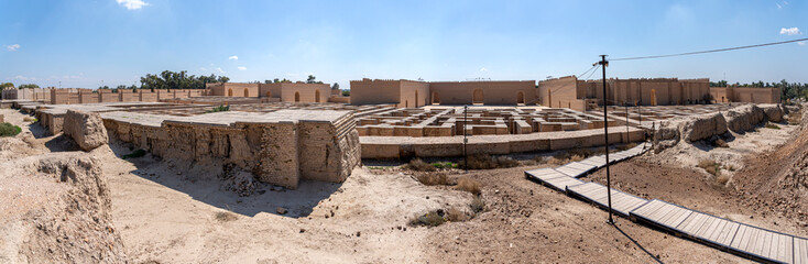 Remains of Babylon are mostly piles of bricks, still a lot of work for archaeologists, Babylon, Iraq