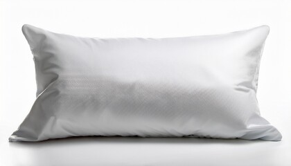 White Soft And Swollen Pillow Isolated On White