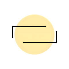 Minimal Abstract Title Frame with Geometric Line Border Design