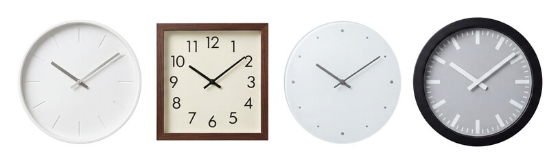 Fototapeta premium Wall clock set.