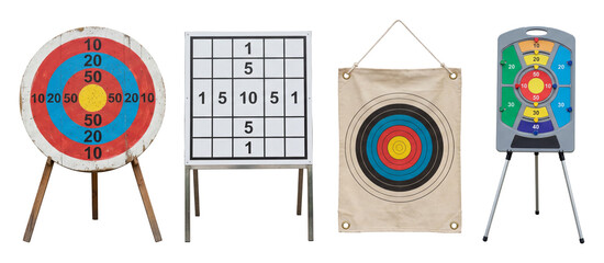Obraz premium Goal target board set.
