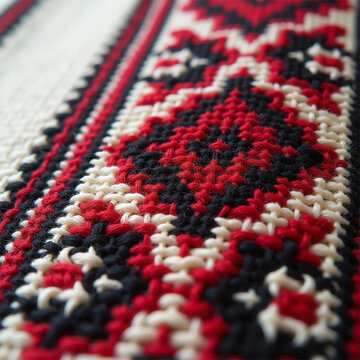 Authentic Bulgarian Shevitsa Motif Interacting with Creative Energy Vortices