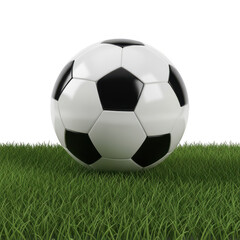 Fototapeta premium Classic Soccer Ball Isolated on Transparent Background